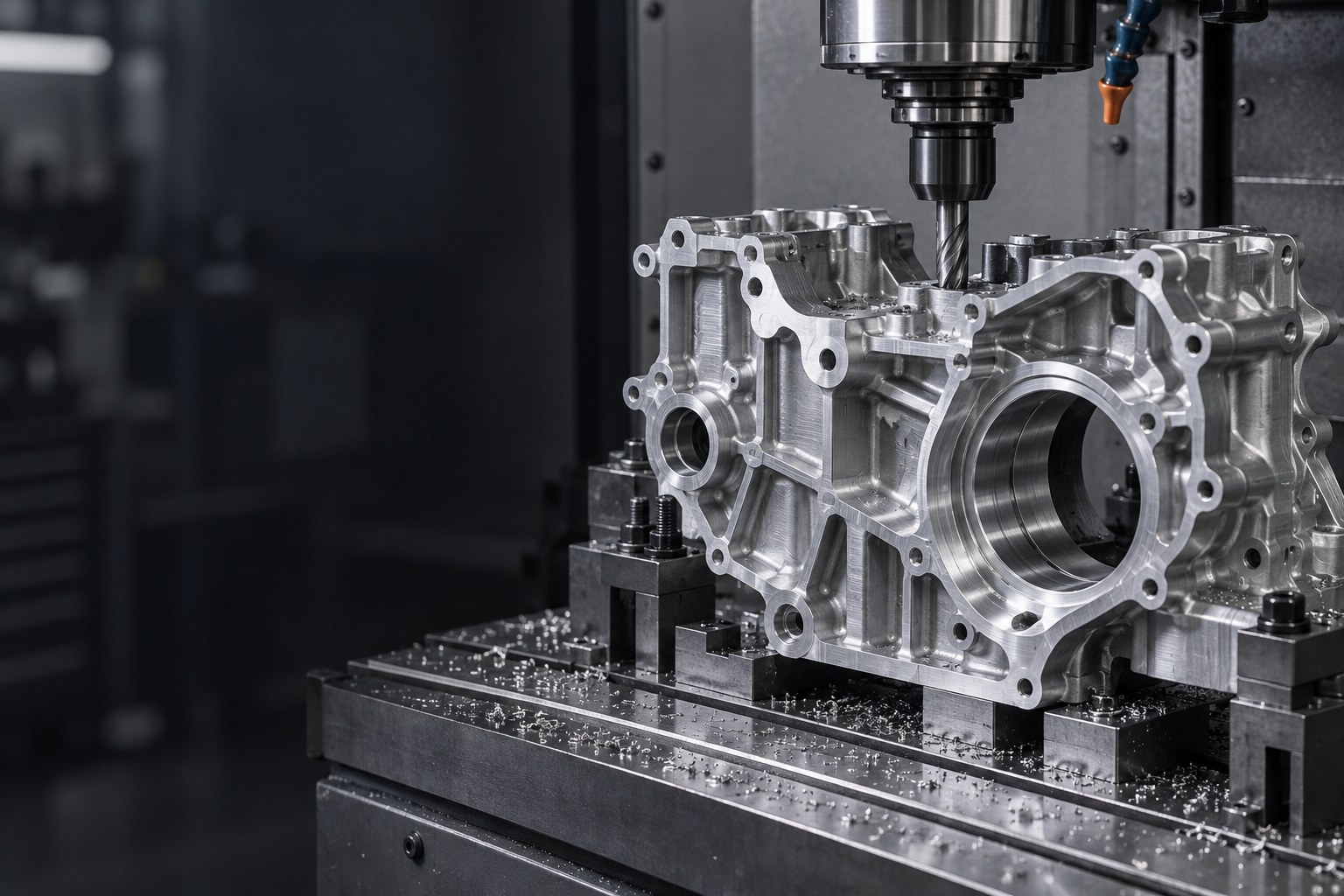 Komplexes Metallbauteil als Beispiel für anspruchsvolle Metallfertigung